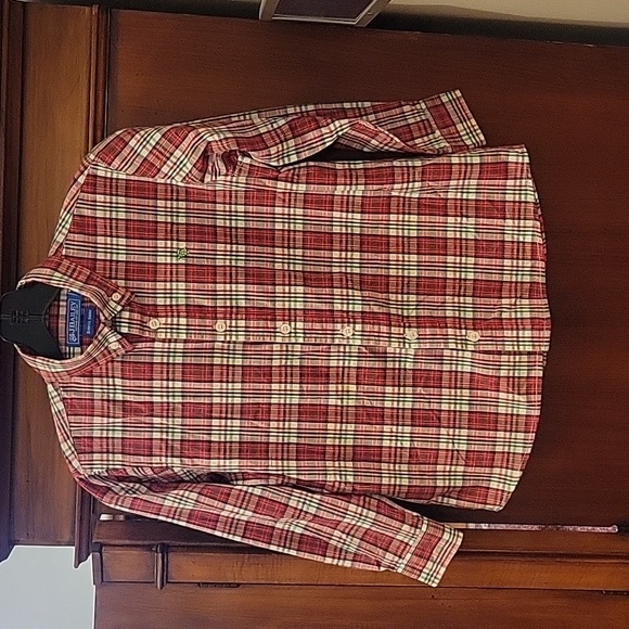The Bailey Boys Other - Red Plaid "Roscoe Shirt" by J. Bailey (Bailey Boys) in Size 8 Christmas Church